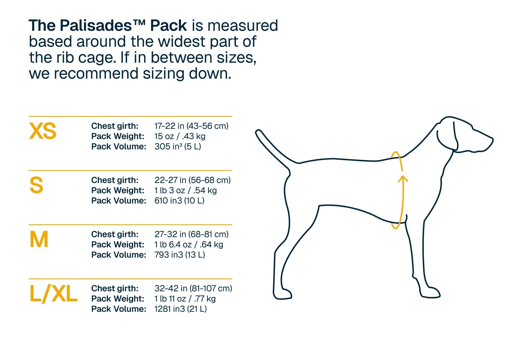 PalisadesTM Pack